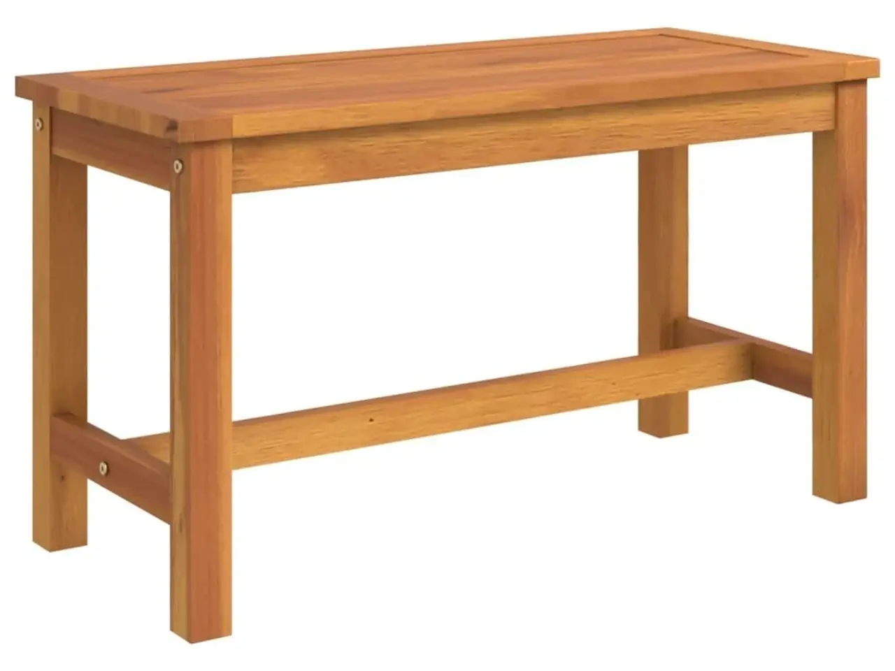 Billede 2 - Havebænk i massivt akacietræ - 80 × 35 × 45 cm