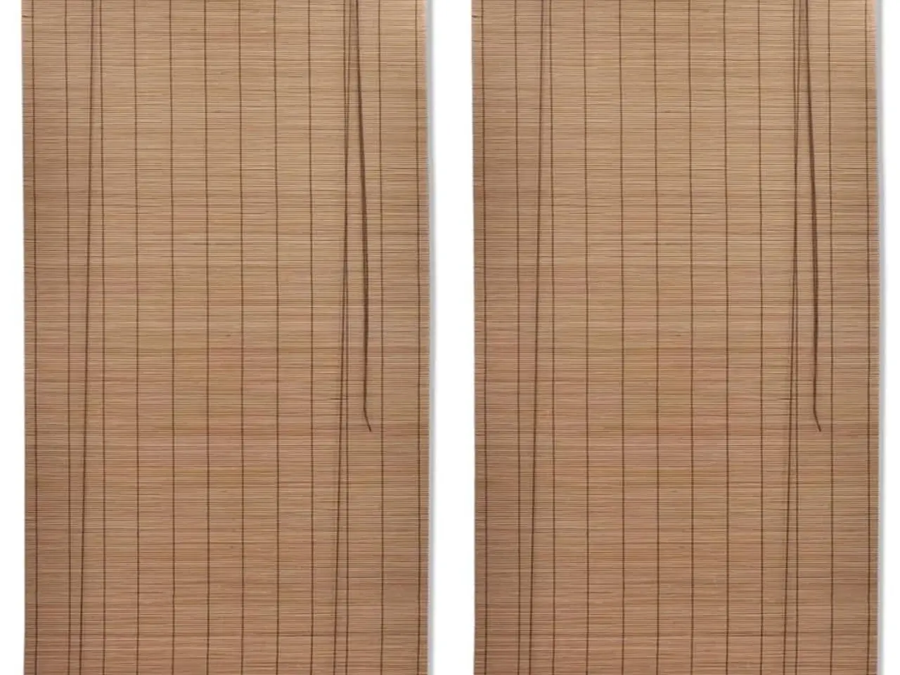 Billede 1 - Rullegardiner i bambus - 2 stk. 120 × 220 cm, brun