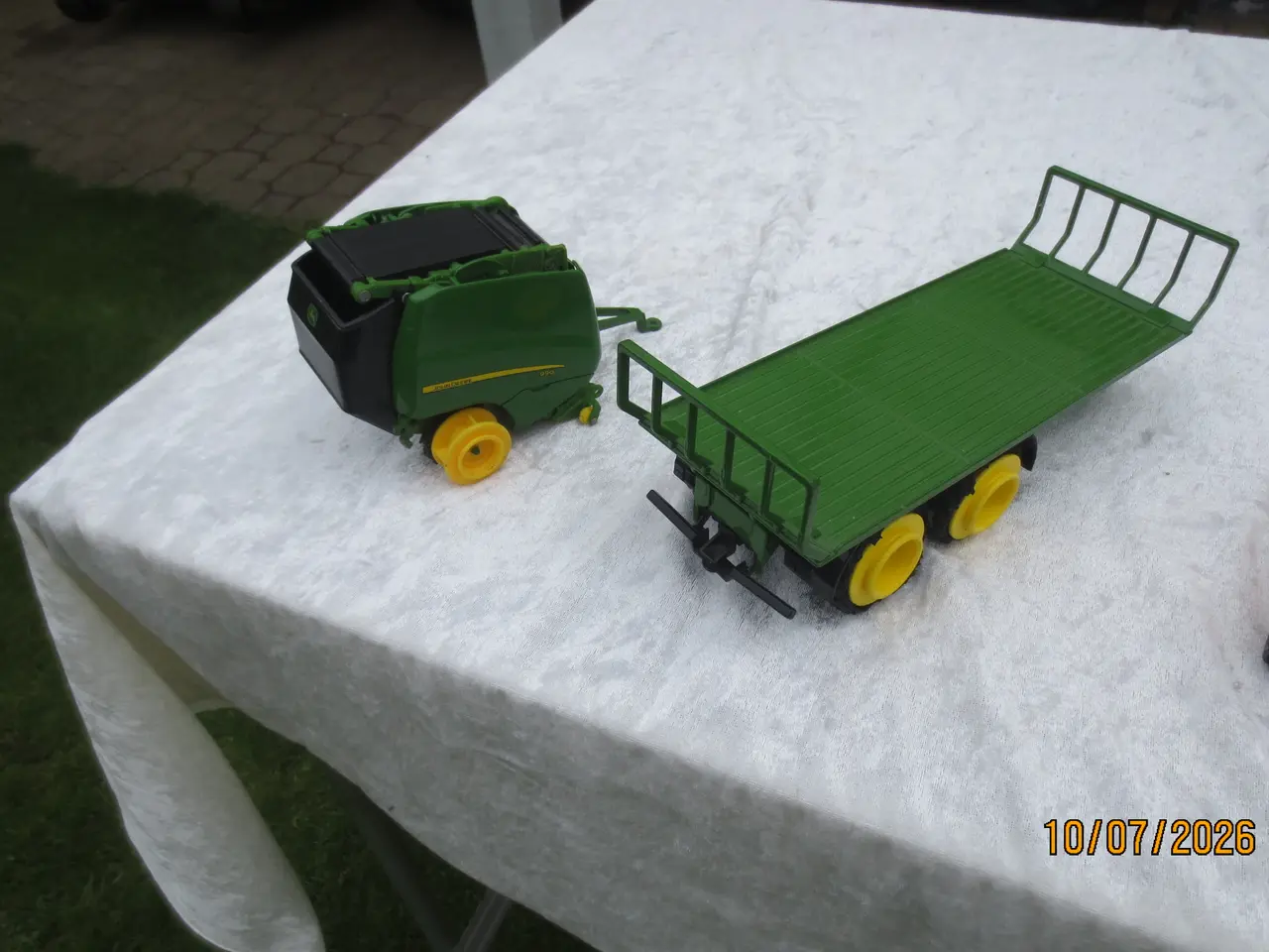 Billede 5 - 2 stk Modeltraktor John Deere 6920s -6820 