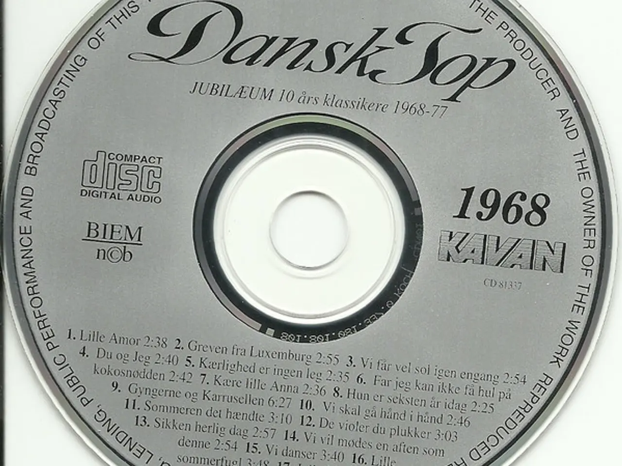 Billede 2 - Diverse kunstnere – Dansk Top Jubilæum… – CD
