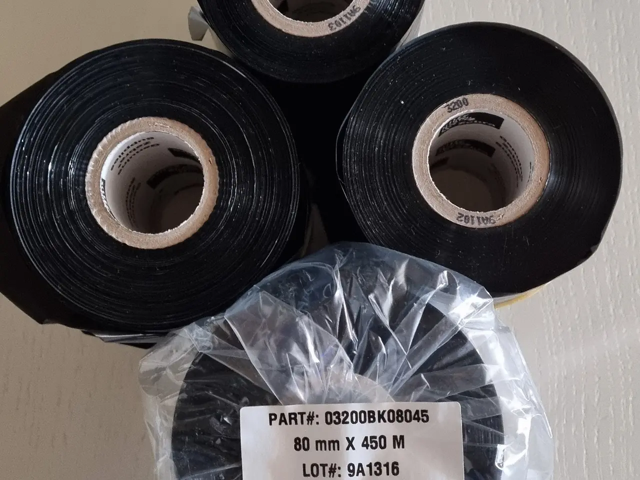 Billede 1 - ZEBRA Resin/voks farvebånd til labelprinter
