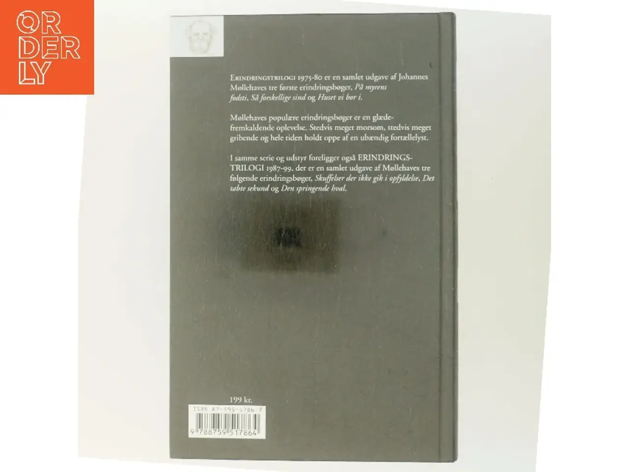 Billede 3 - Erindringstrilogi : 1975-1980 af Johannes Møllehave (Bog)