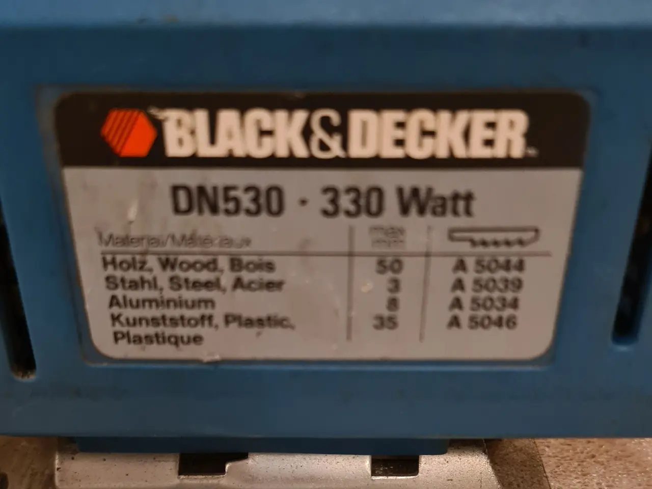 Billede 2 - Black & Decker DN530 Stiksav