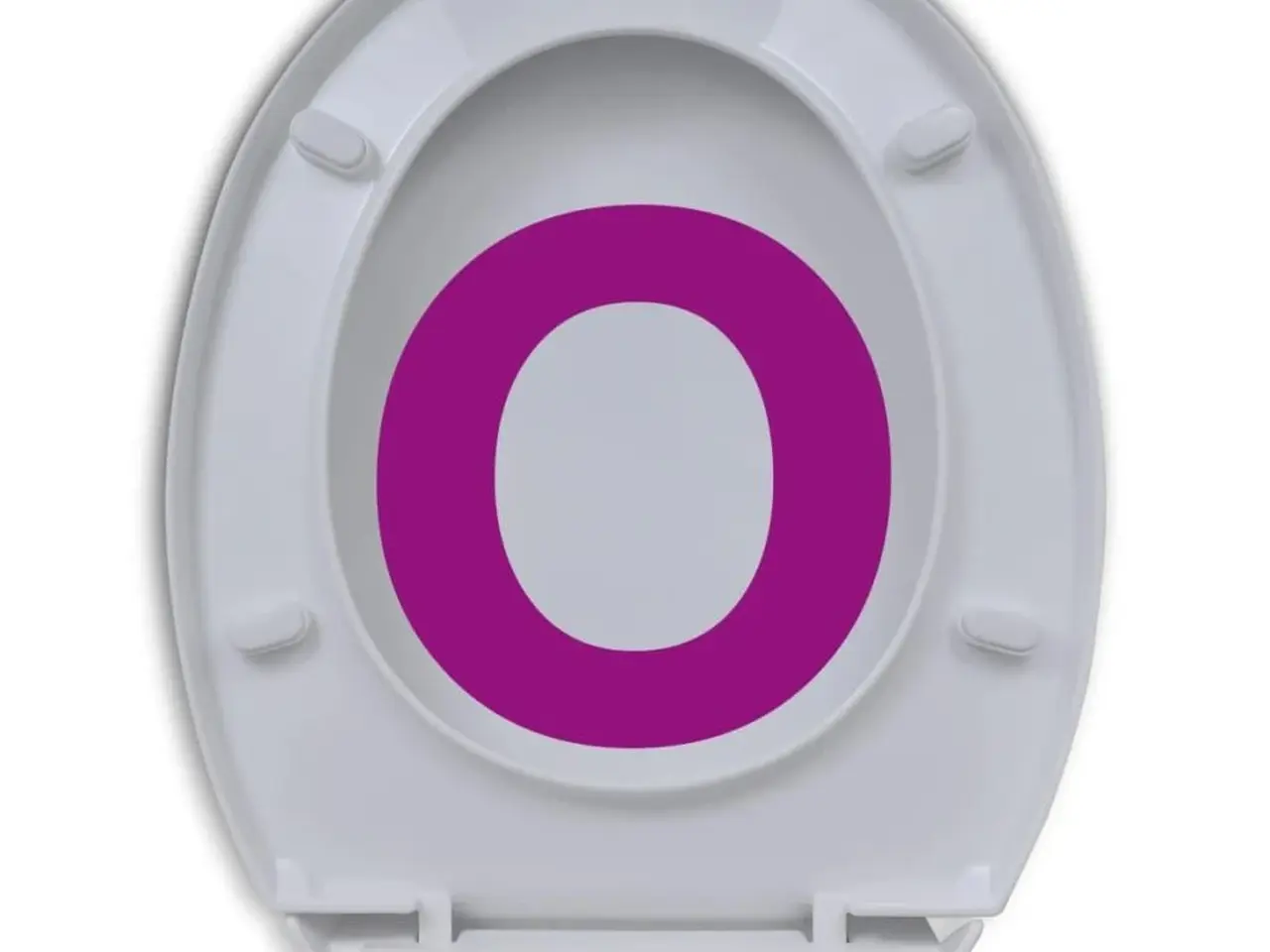Billede 8 - Toiletsæde med soft-close og quick release - hvid, 45,5 × 37,5 cm