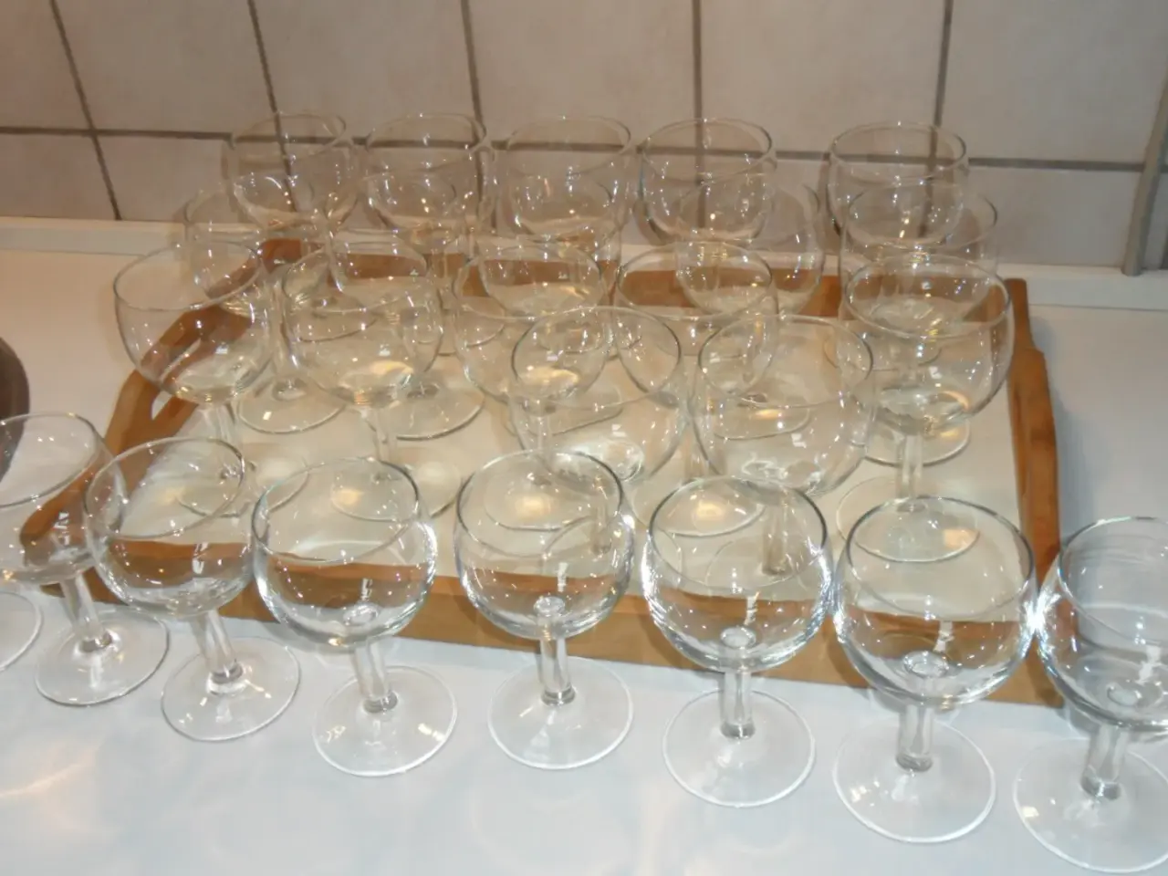 Billede 2 - 25 stk. glas rød og hvid vin