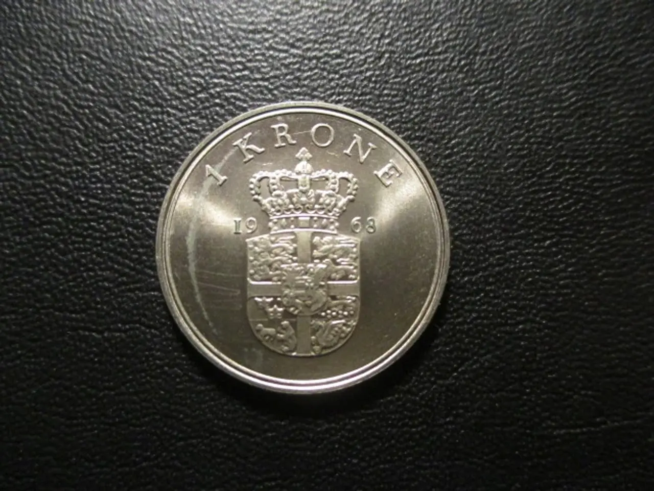Billede 3 - 1 kroner 1963-1972 unc/møntskær 4 stk