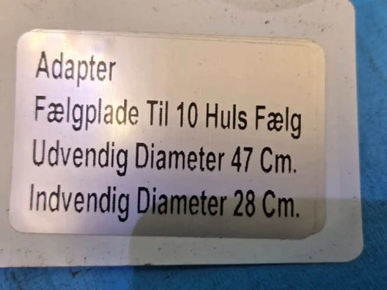 Billede 10 - Adapter Fælgplade Sæt