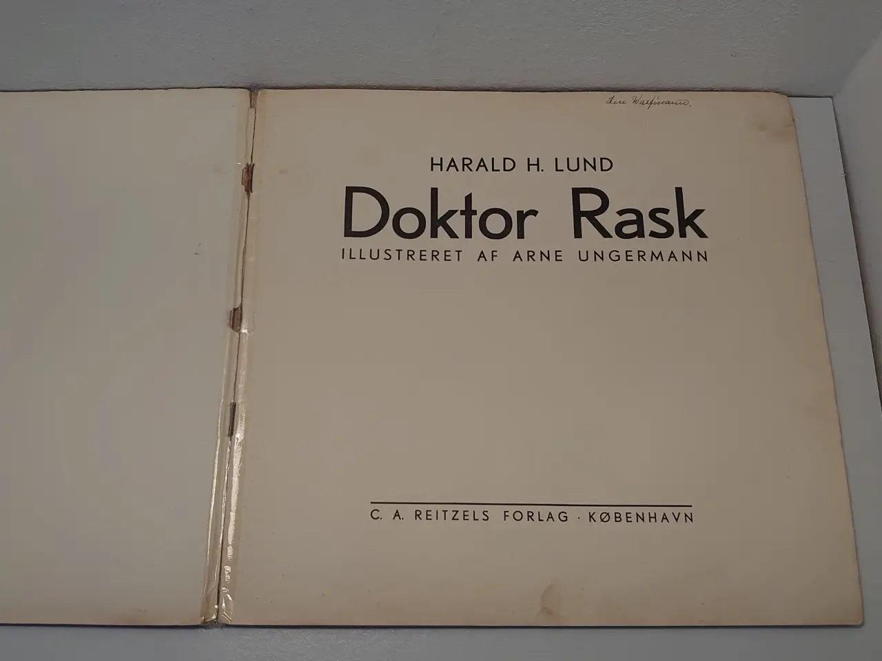 Billede 3 - Harald H. Lund:Doktor Rask. ill. A. Ungermann 1937