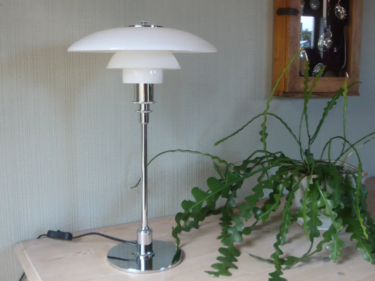 Billede 3 - PH bordlampe 3/2 krom