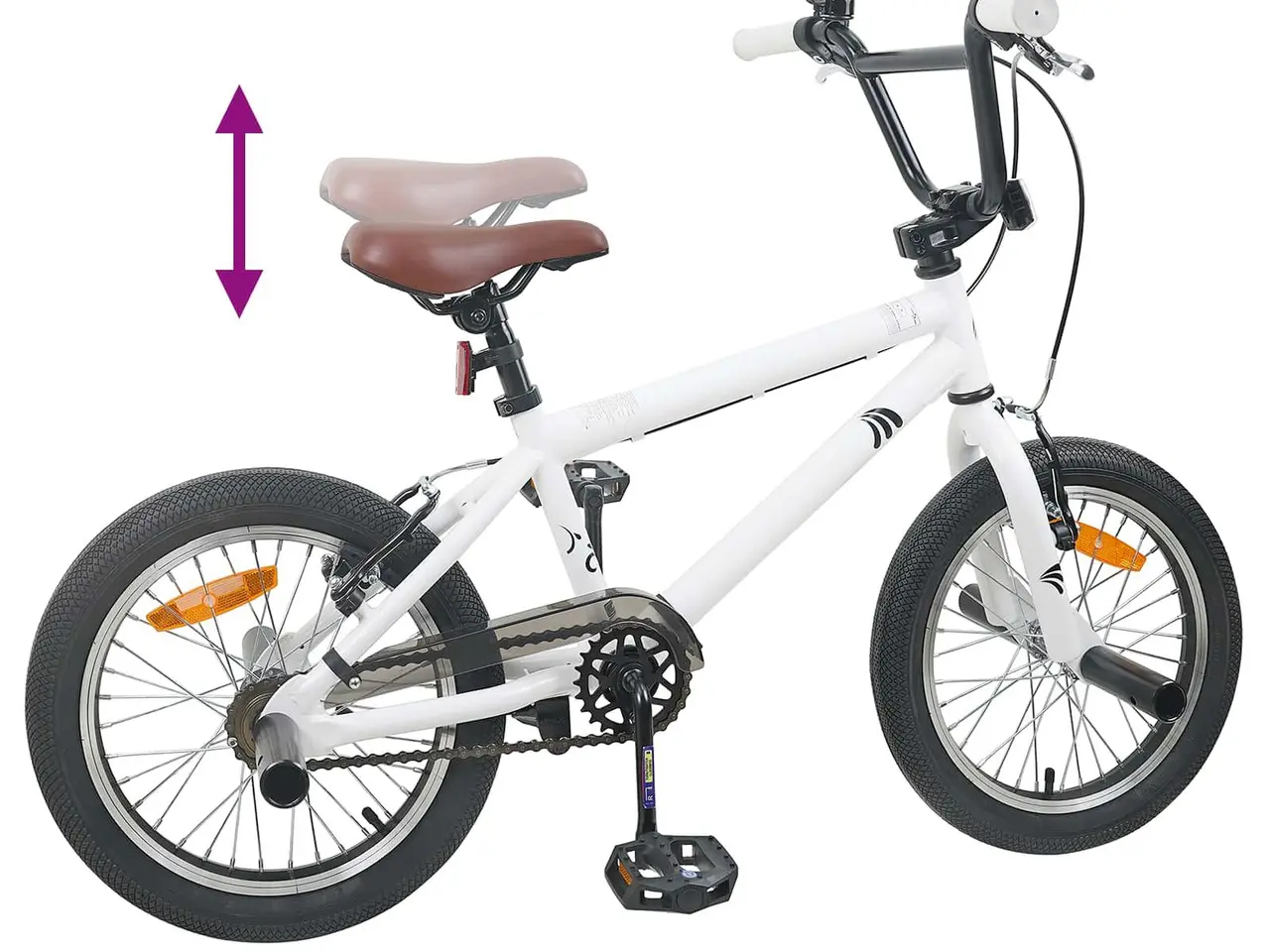 Billede 7 - BMX Cykel 18 tommer til 7-10 år gamle Hvid