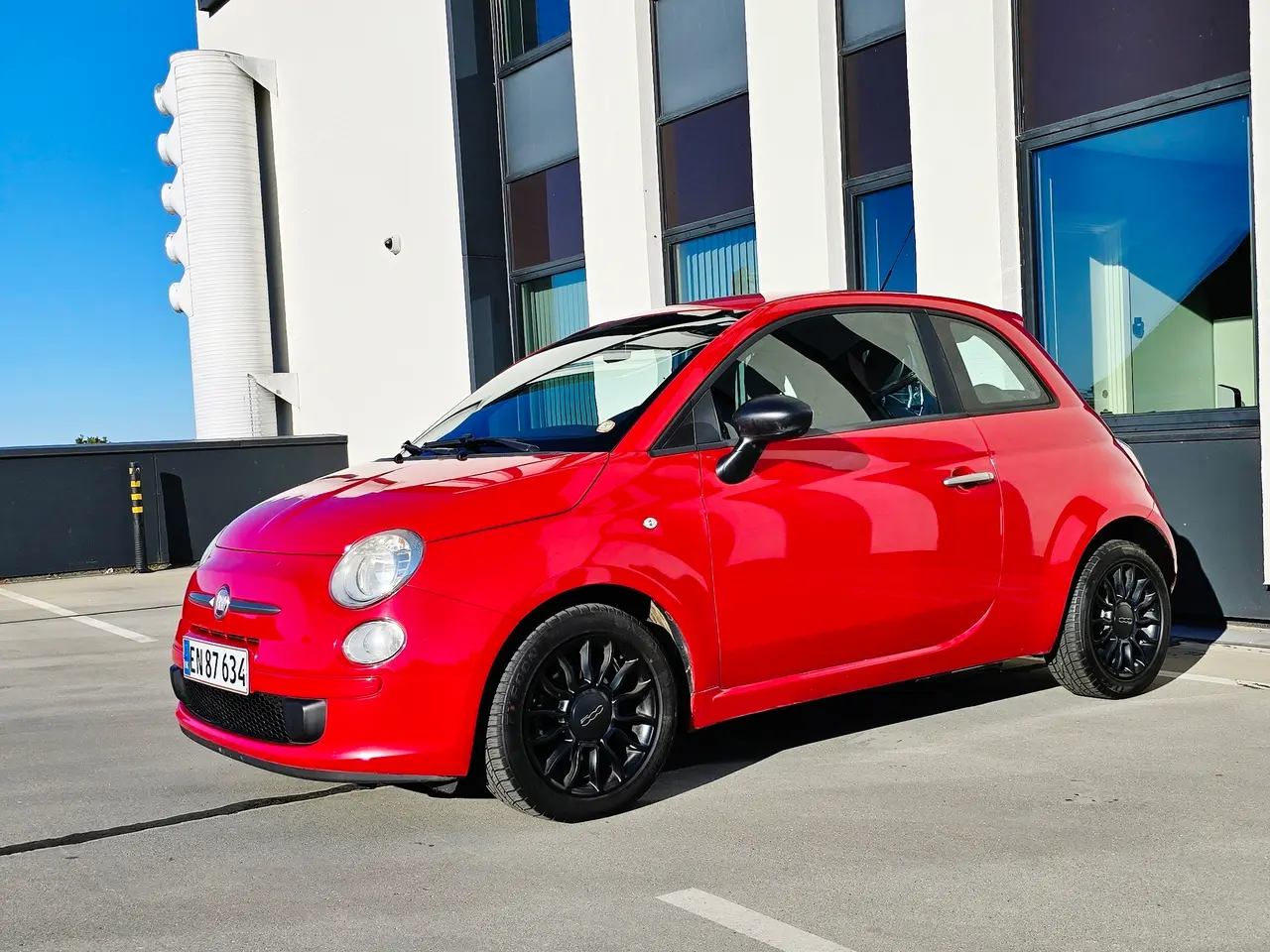 Billede 4 - Flot flot Fiat 500 med lav km