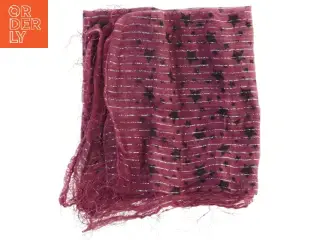 Tørklæde med stjernemønster (str. 89x88 cm)