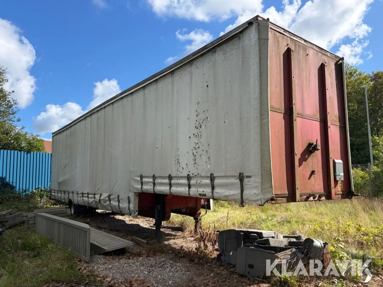Billede 8 - Gardintrailer NOPA nedbygget.
