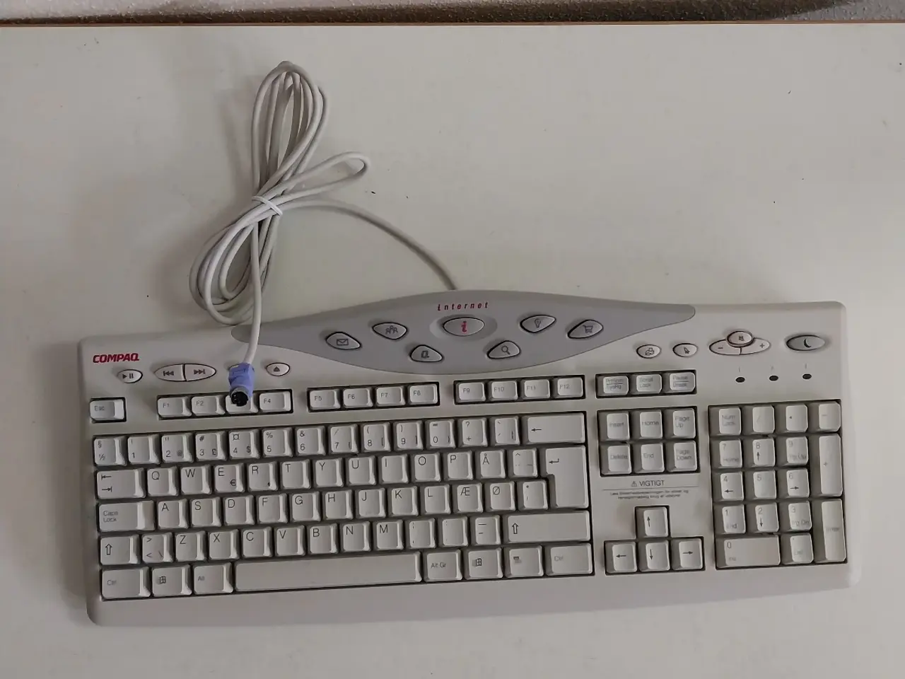 Billede 1 - Compaq tastatur med ledning