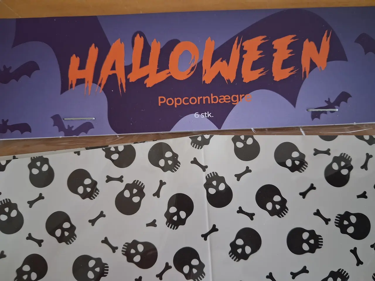 Billede 2 - Popcornbægre, Halloween