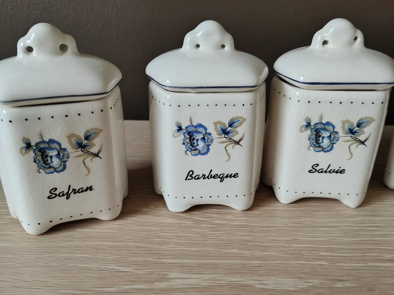 Billede 2 - Fine vintage krydderiglas