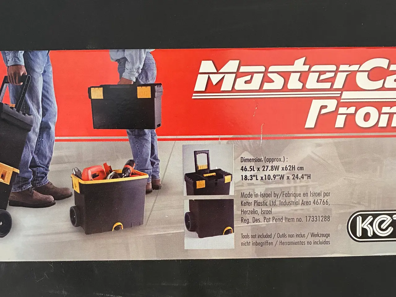 Billede 2 - Værktøjskasse på hjul Keter MasterCart