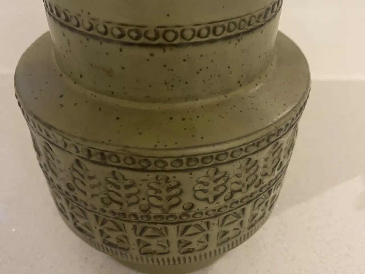 Billede 3 - Grøn retro keramik vase