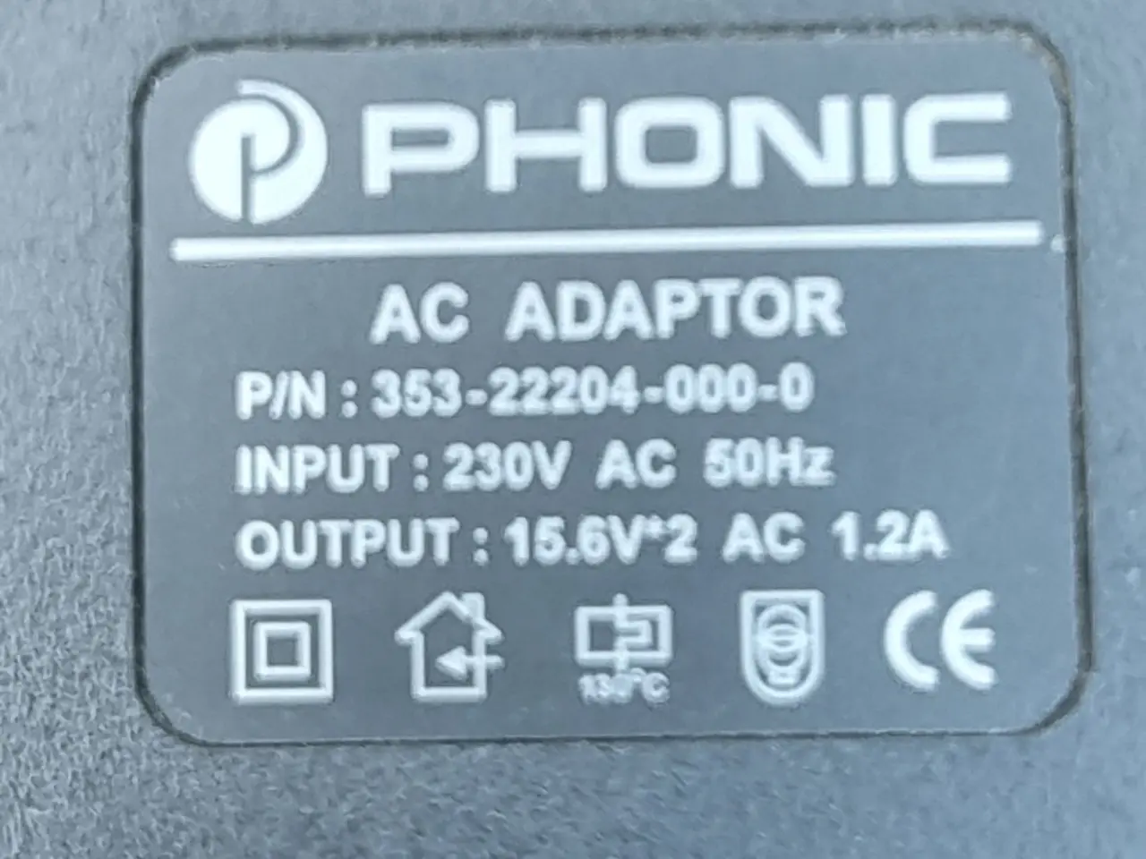 Billede 5 - Phonic ac adaptor 