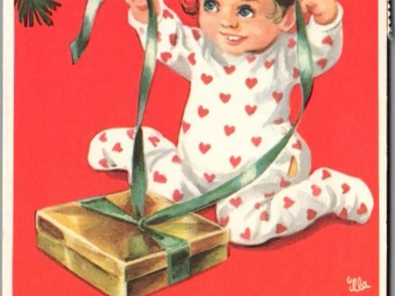 Billede 1 - Illa - Glædelig Jul - Stender Eneret Serie 5109/65 - Postkort - Brugt