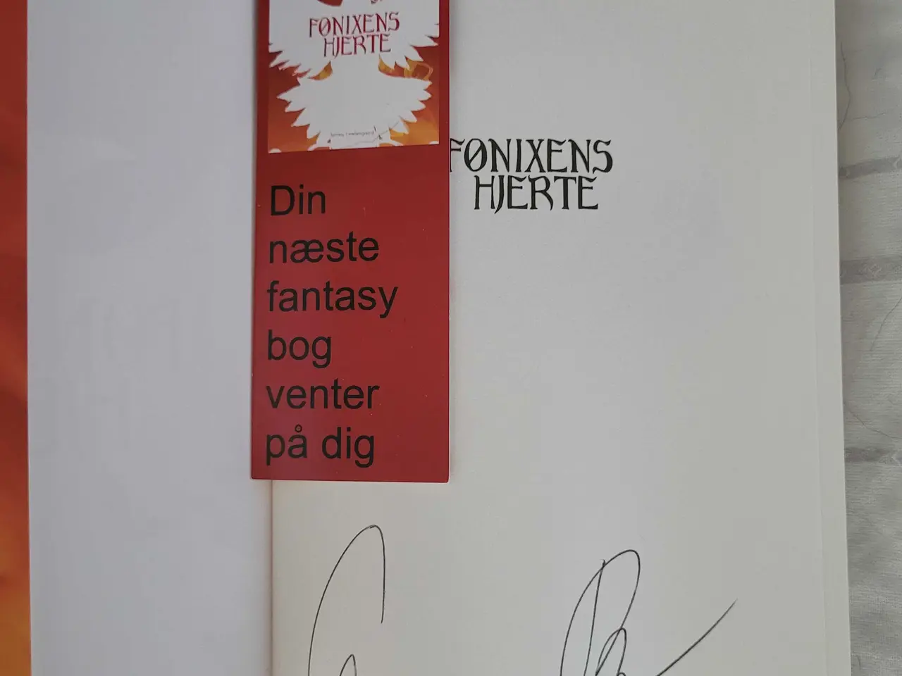 Billede 2 - Fønixens hjerte. Signeret