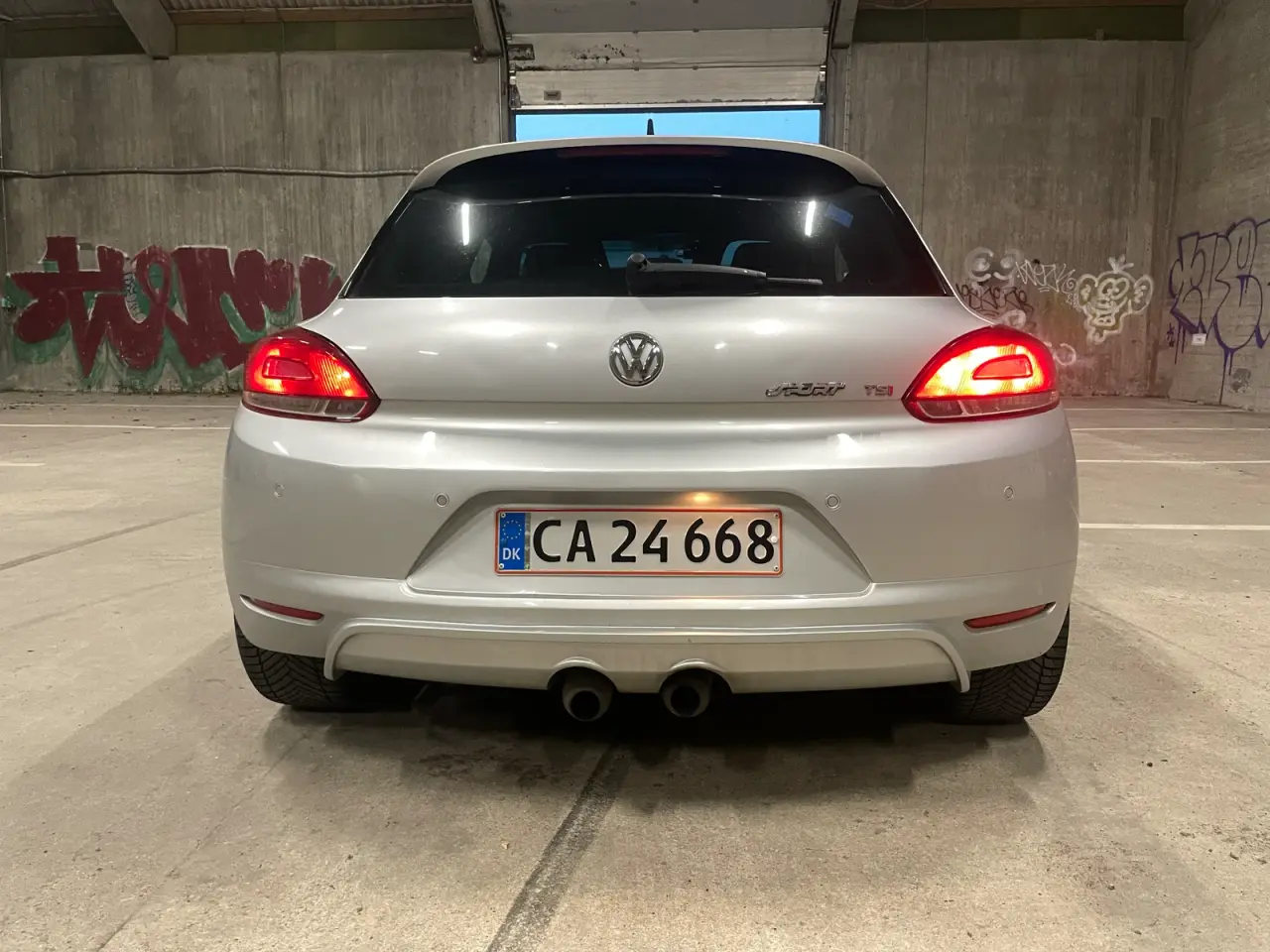 Billede 6 - Volkswagen Scirocco 1.4 TSI 160 HK – Hvide plader