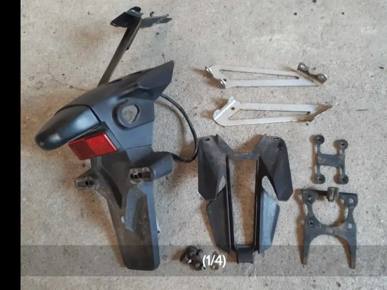 Billede 1 - Nummerpladeholder, Yamaha MT-07