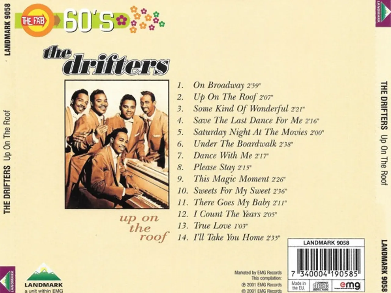 Billede 2 - The Drifters – Up On The Roof – CD