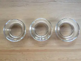 3 flotte små askebægre