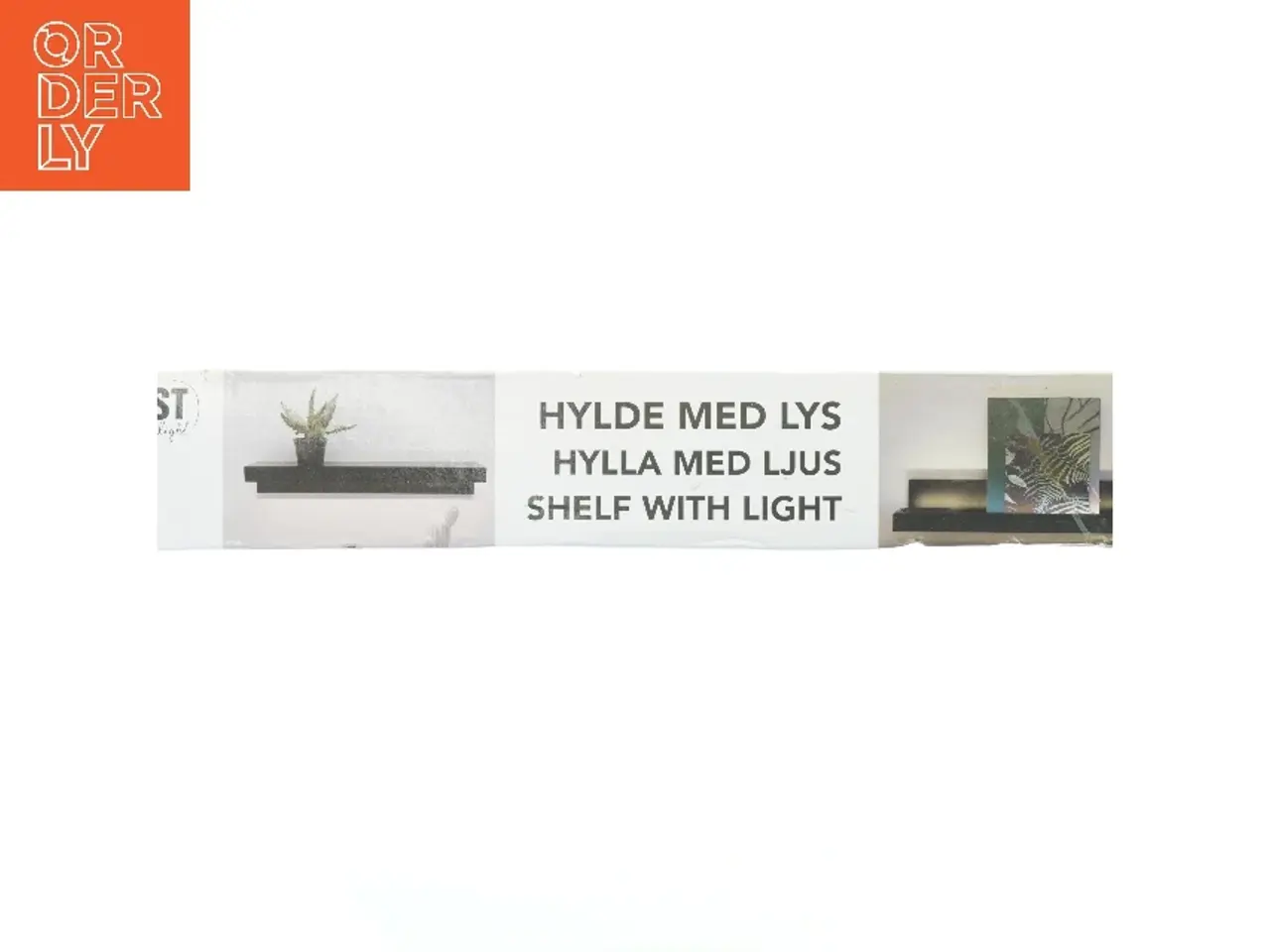 Billede 4 - Hylde med lys fra Just Light (str. 48x7x12 cm)