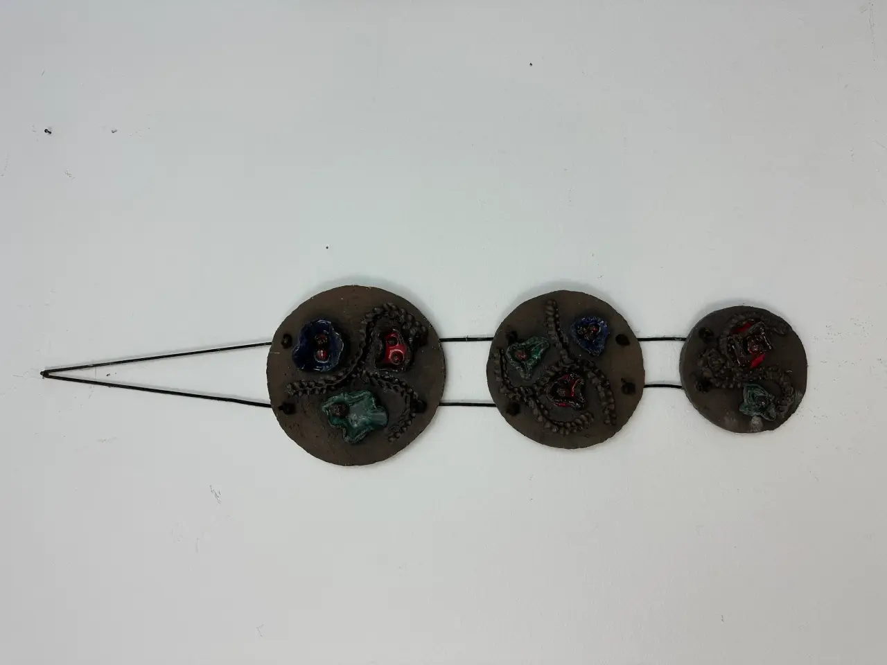 Billede 1 - Væghængt retro relief / keramisk ophæng