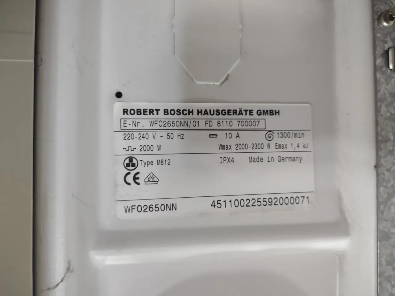 Billede 6 - Vaskemaskine Bosch Maxx