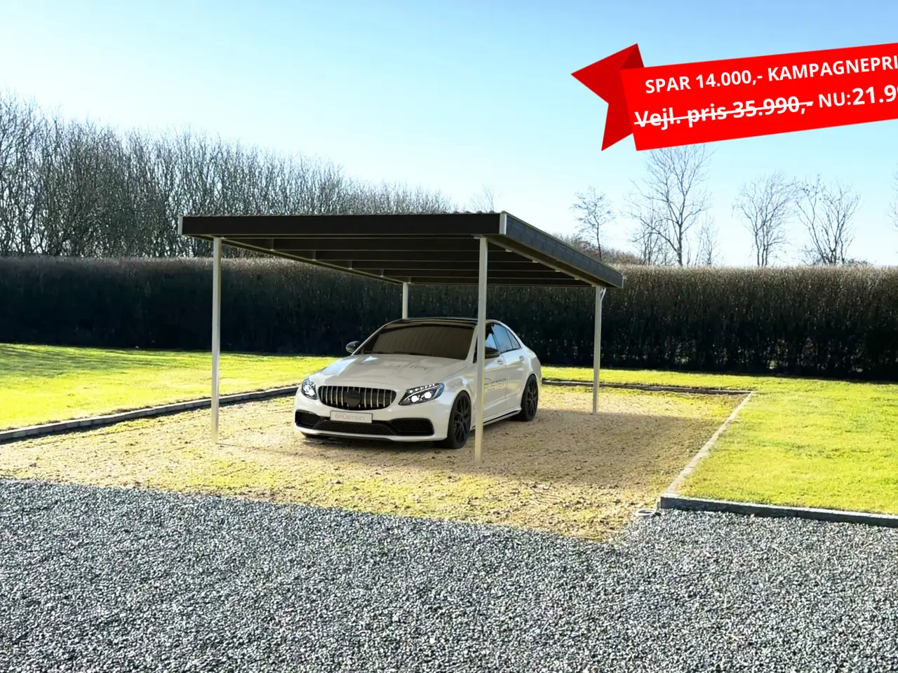 Billede 1 - SPAR 14.000,- Carport 1 bil KAMPAGNE