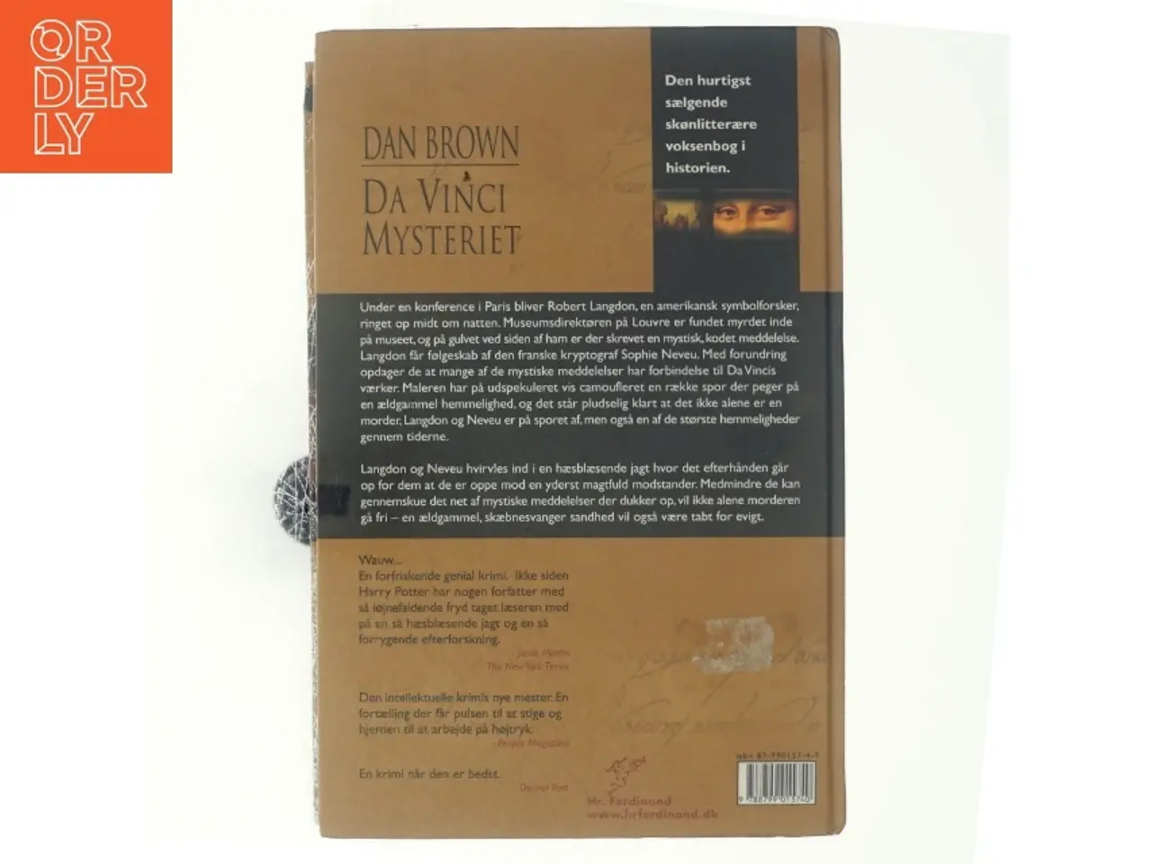Billede 3 - Da Vinci Mysteriet af Dan Brown (Bog)
