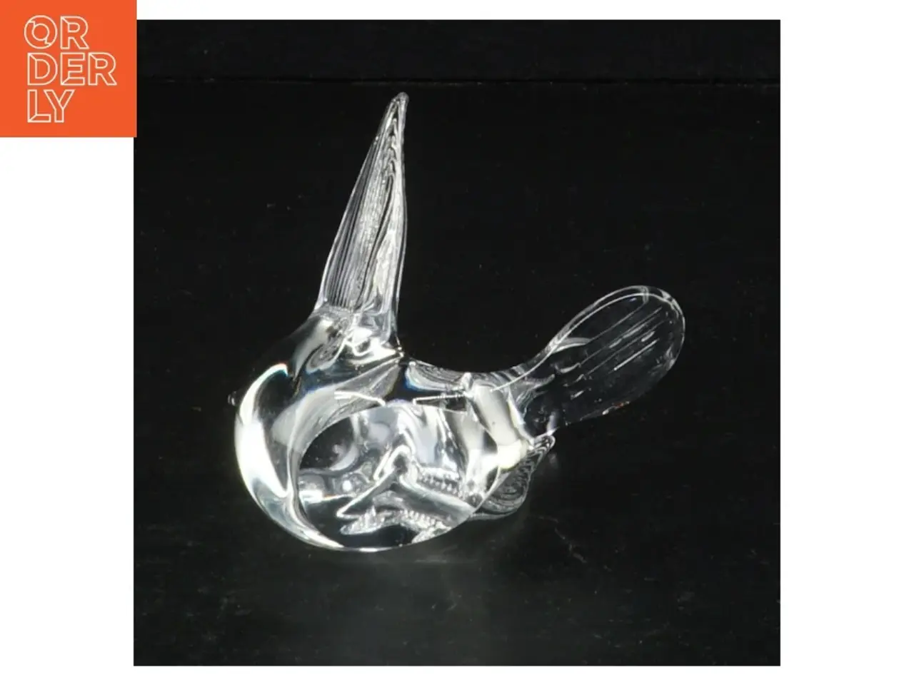 Billede 3 - Glasfugl figur (str. 7 x 9 x 7 cm)