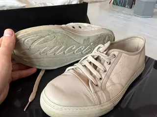 Gucci sneakers off-white GG canvas