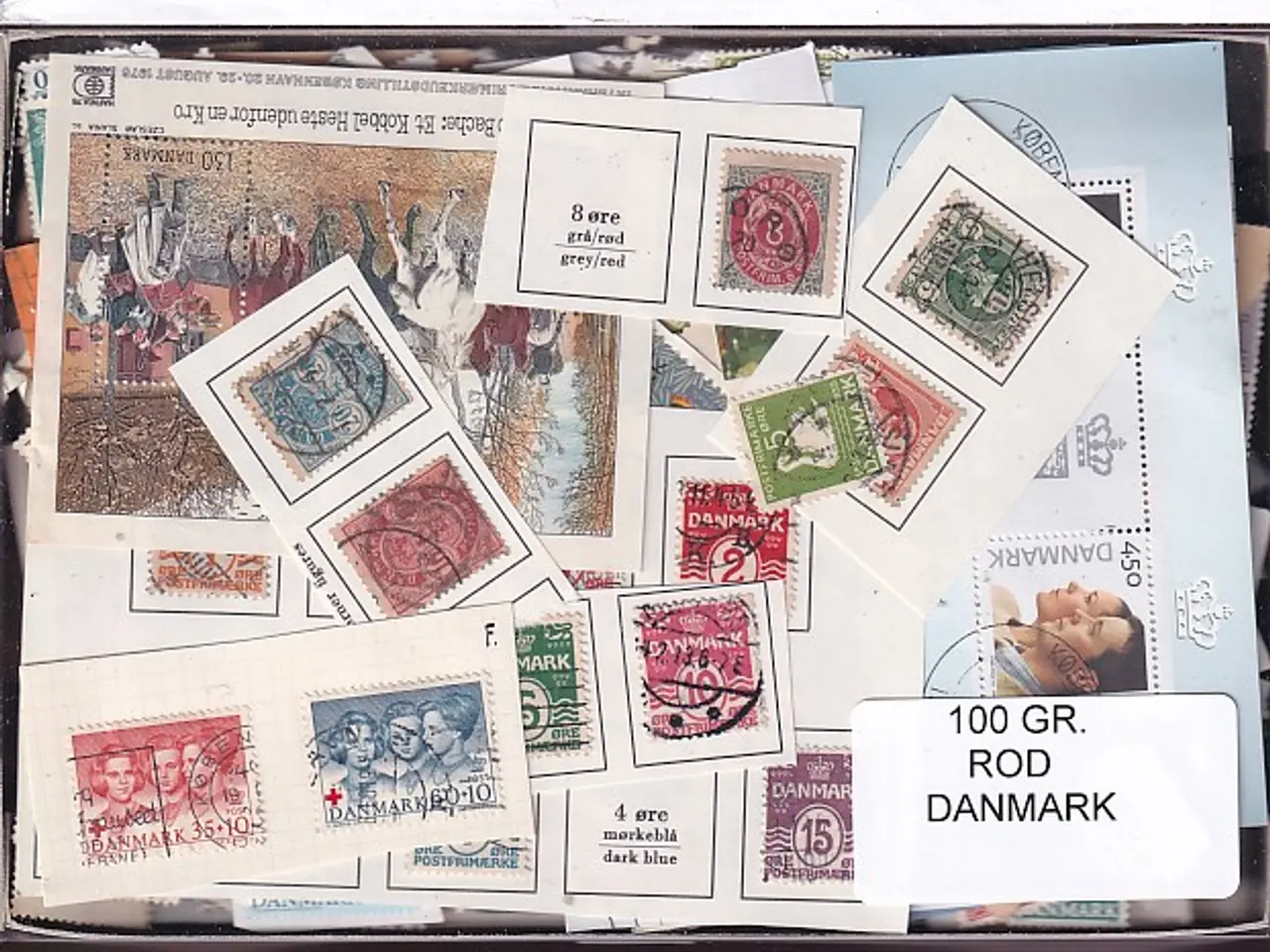 Billede 1 - Danmark 100 g. ROD. - Hjemkommet 12 - 3 - 2024