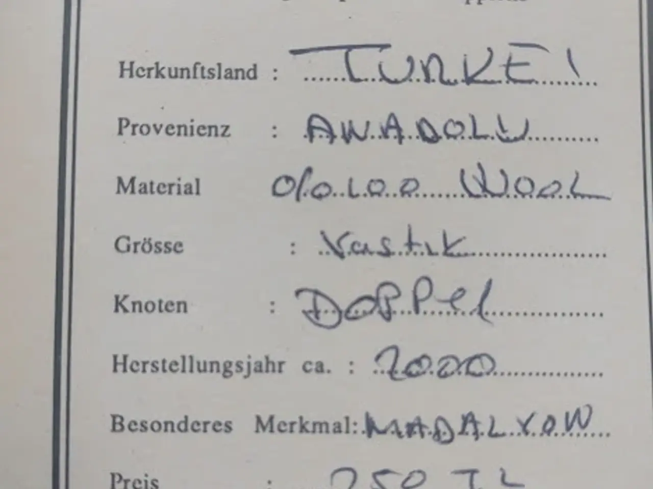 Billede 3 - Tyrkisk tæppe