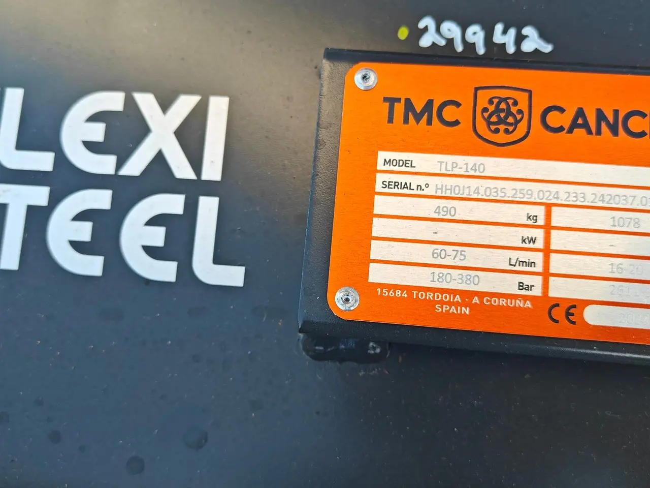 Billede 10 - TMC CANCELA TLP 140 Hydraulisk slagleklipper 140cm
