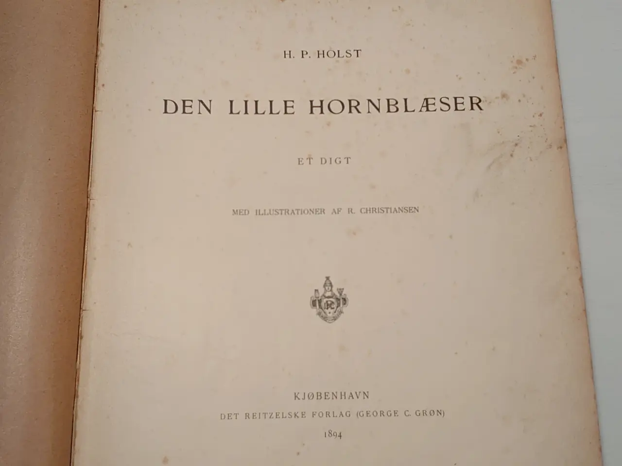 Billede 4 - H.P.Holst: Den lille Hornblæser. udg. 1894.       