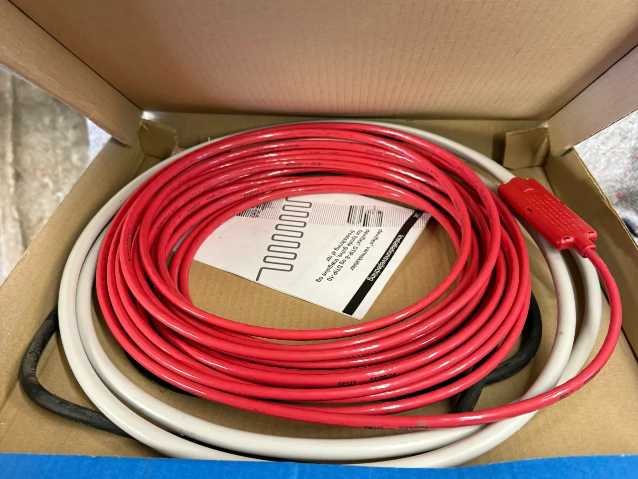 Billede 1 - 230v Gulvvarme kabler