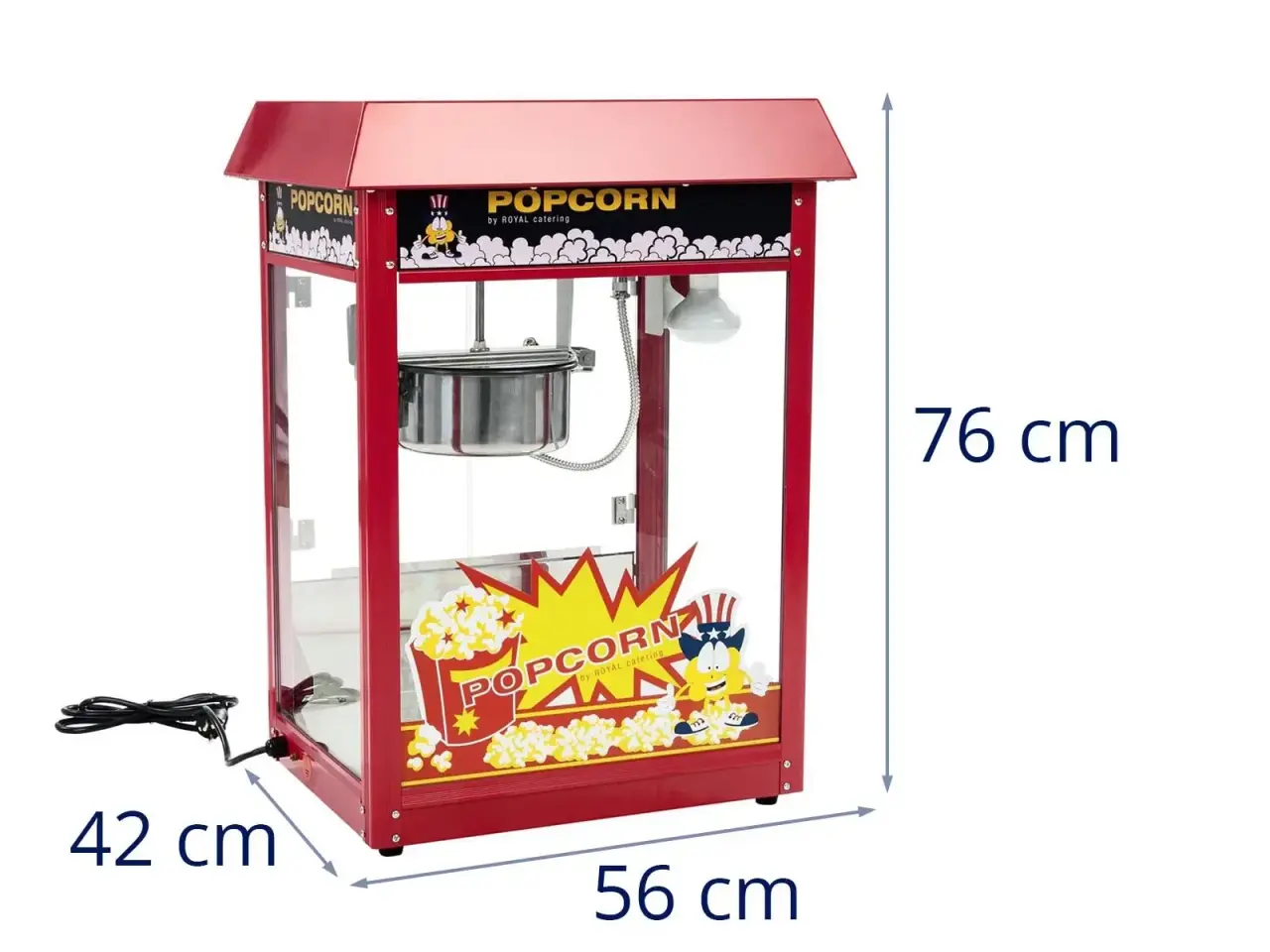 Billede 11 - Popcornmaskine – rødt tag – 230 V