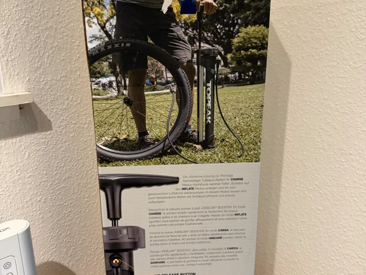 Billede 2 - Topeak JoeBlow Booster cykelgulvpumpe