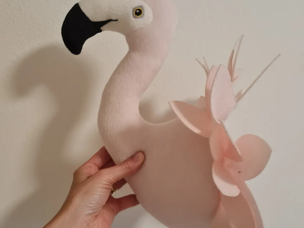 Billede 2 - Trofæ til børneværelset - flamingo