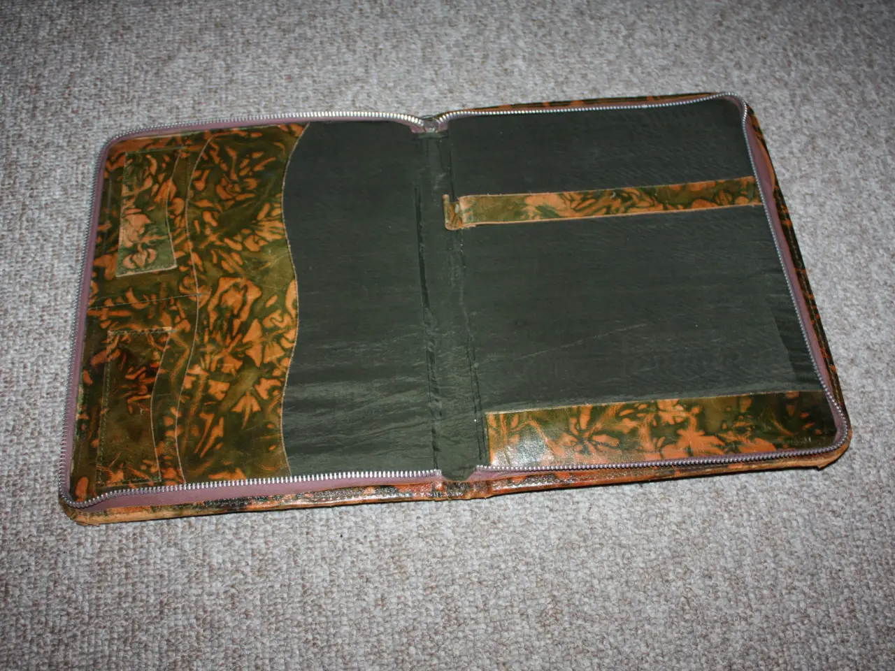 Billede 2 - Egyptisk leather mappe 29 cm x 23 cm