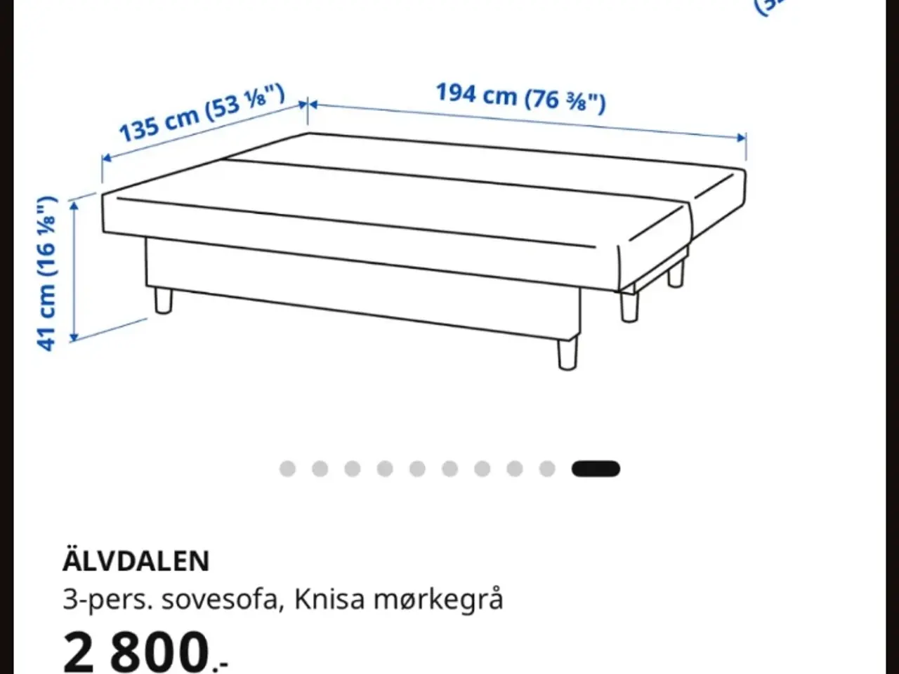 Billede 3 - Ikea sovesofa