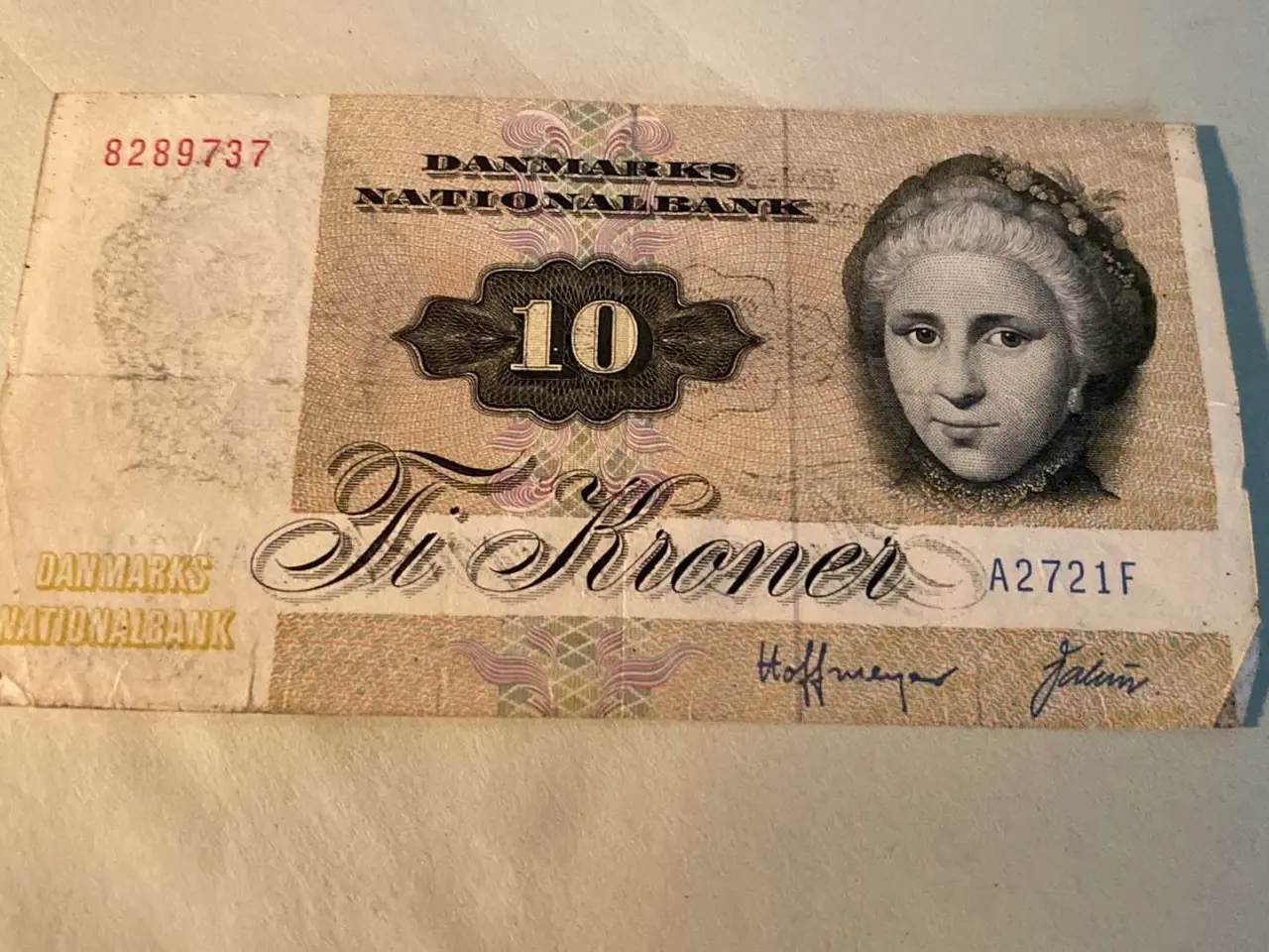 Billede 12 - Dansk 10 kr. seddel