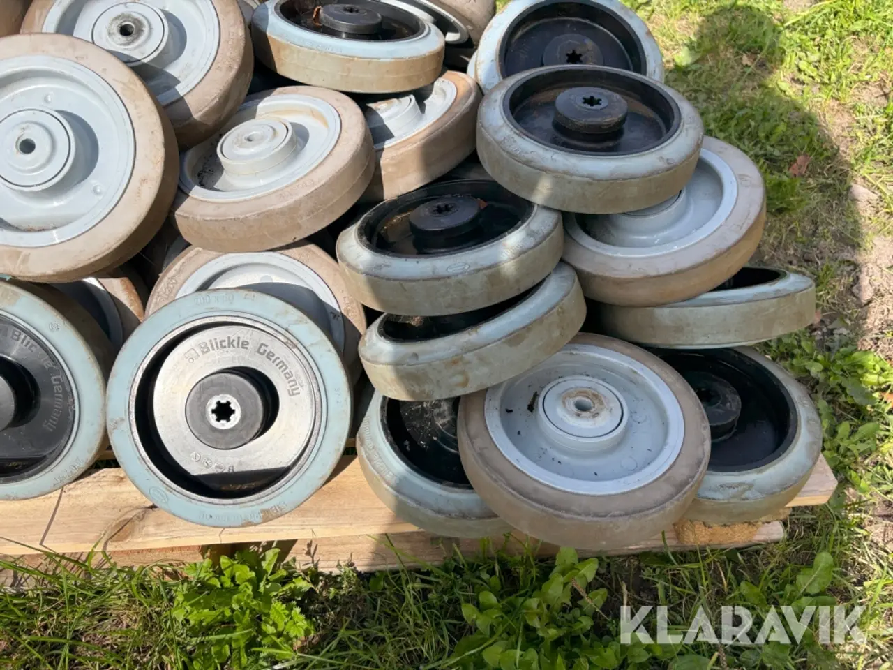 Billede 9 - Containerhjul med lejer - cirka 50 styks