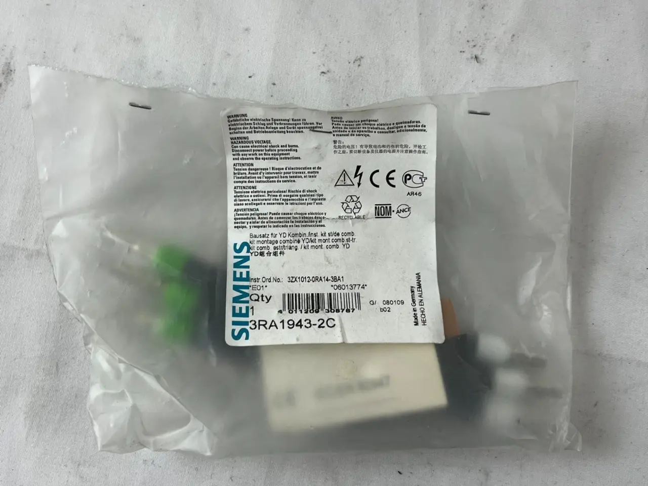 Billede 6 - Siemens 3RA1943-2C Wiring Kit YD Combination Set