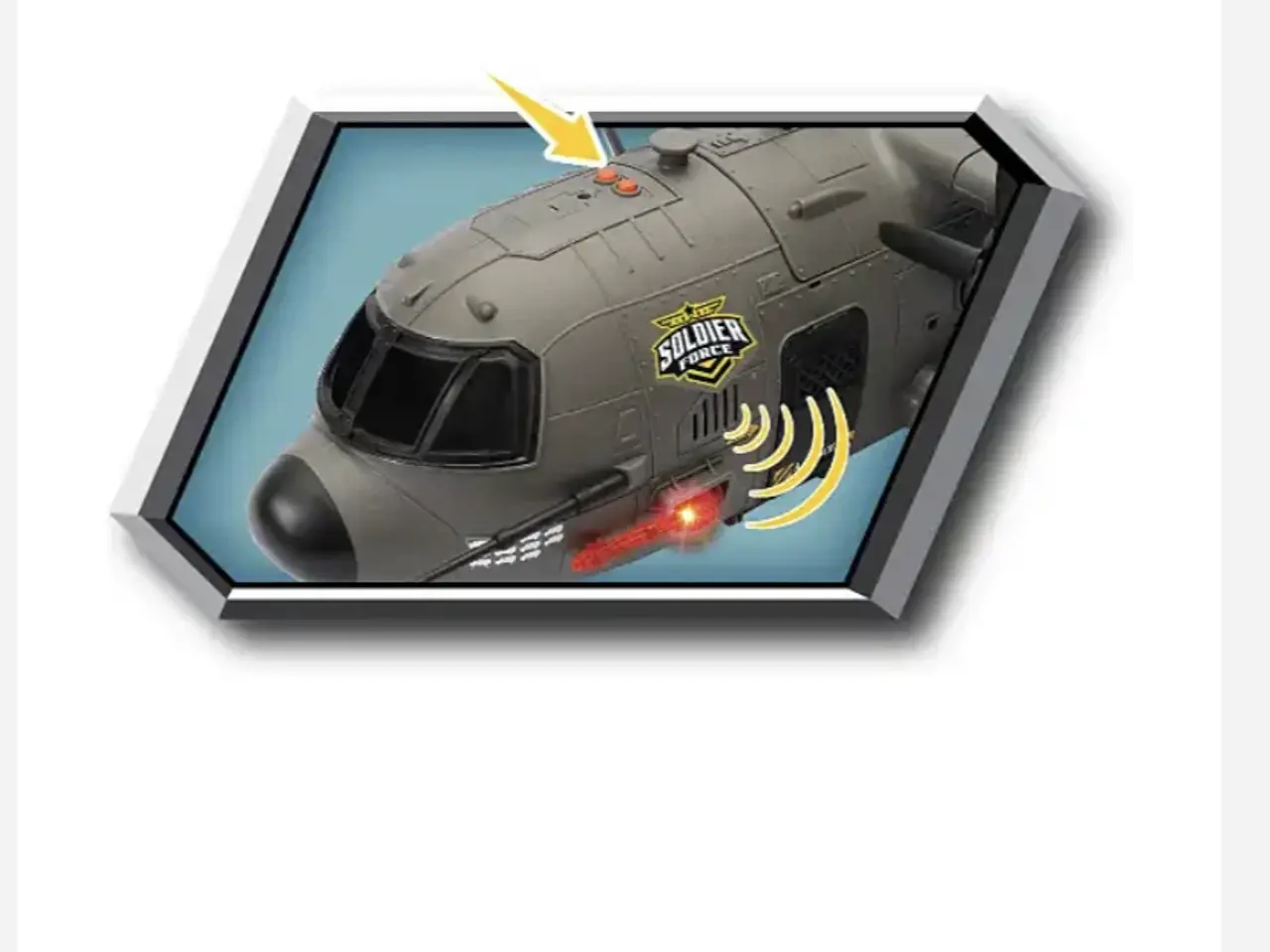 Billede 6 - Soldier Force Herkules fly 85 cm med lyd